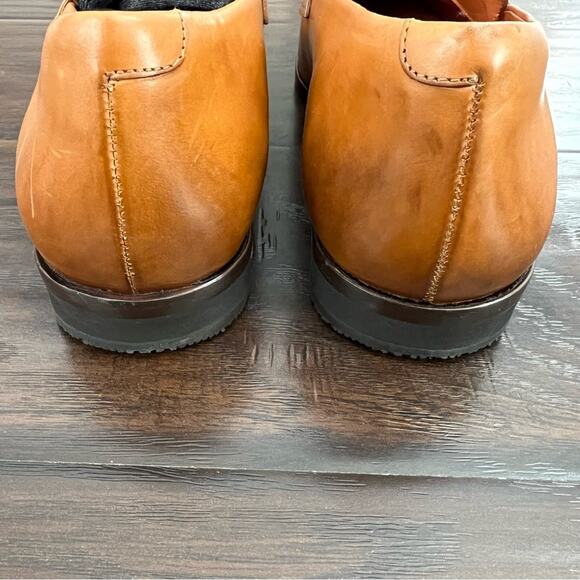 Wolf & Shepherd Mens leather penny loafers size 8 made in Portugal 🇵🇹 - Picture 6 of 7